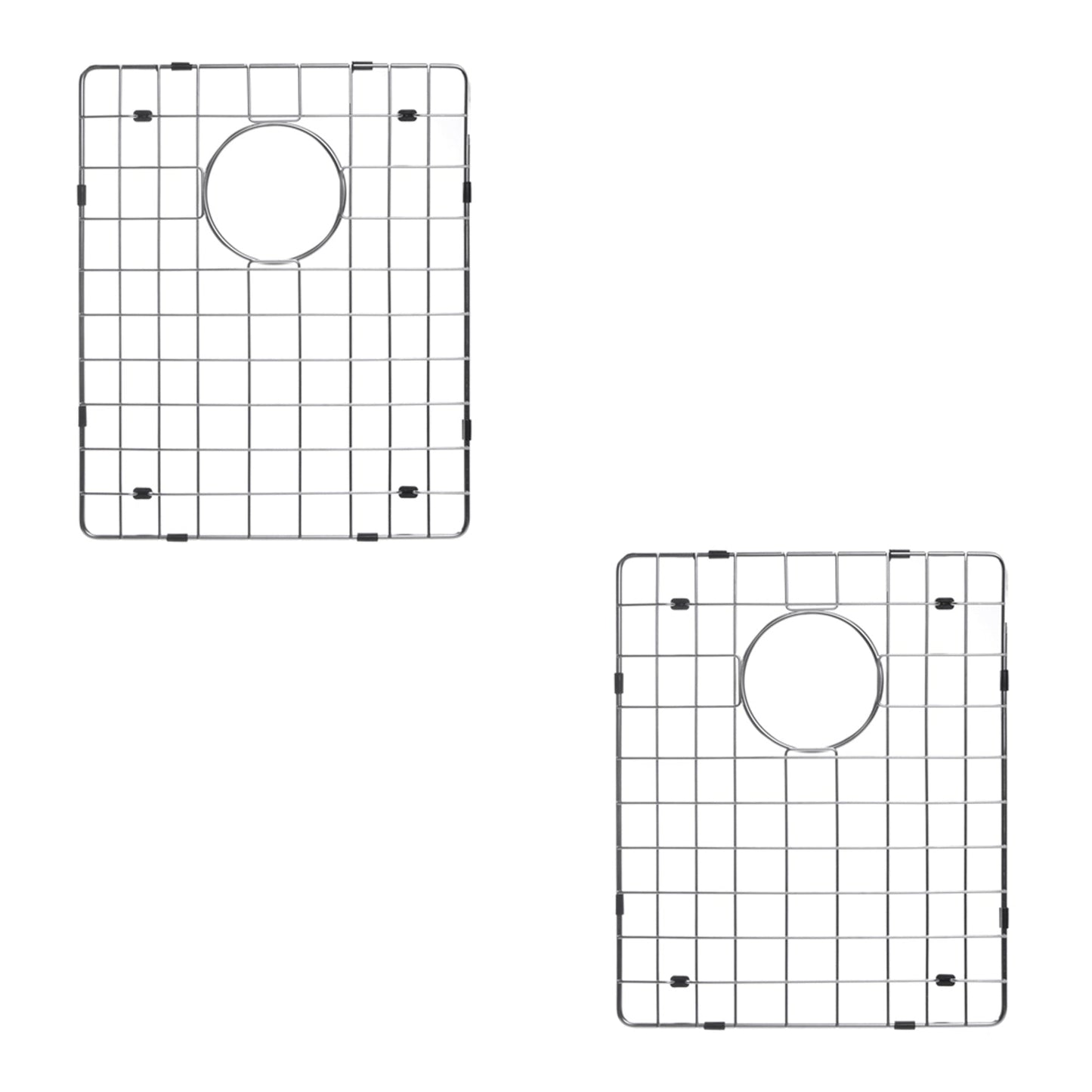 Water Creation Corner Radius 50/50 Double Bowl Stainless Steel Hand Made Apron Front 33 Inch X 22 Inch Sink With Drains, Strainers, And Bottom Grids