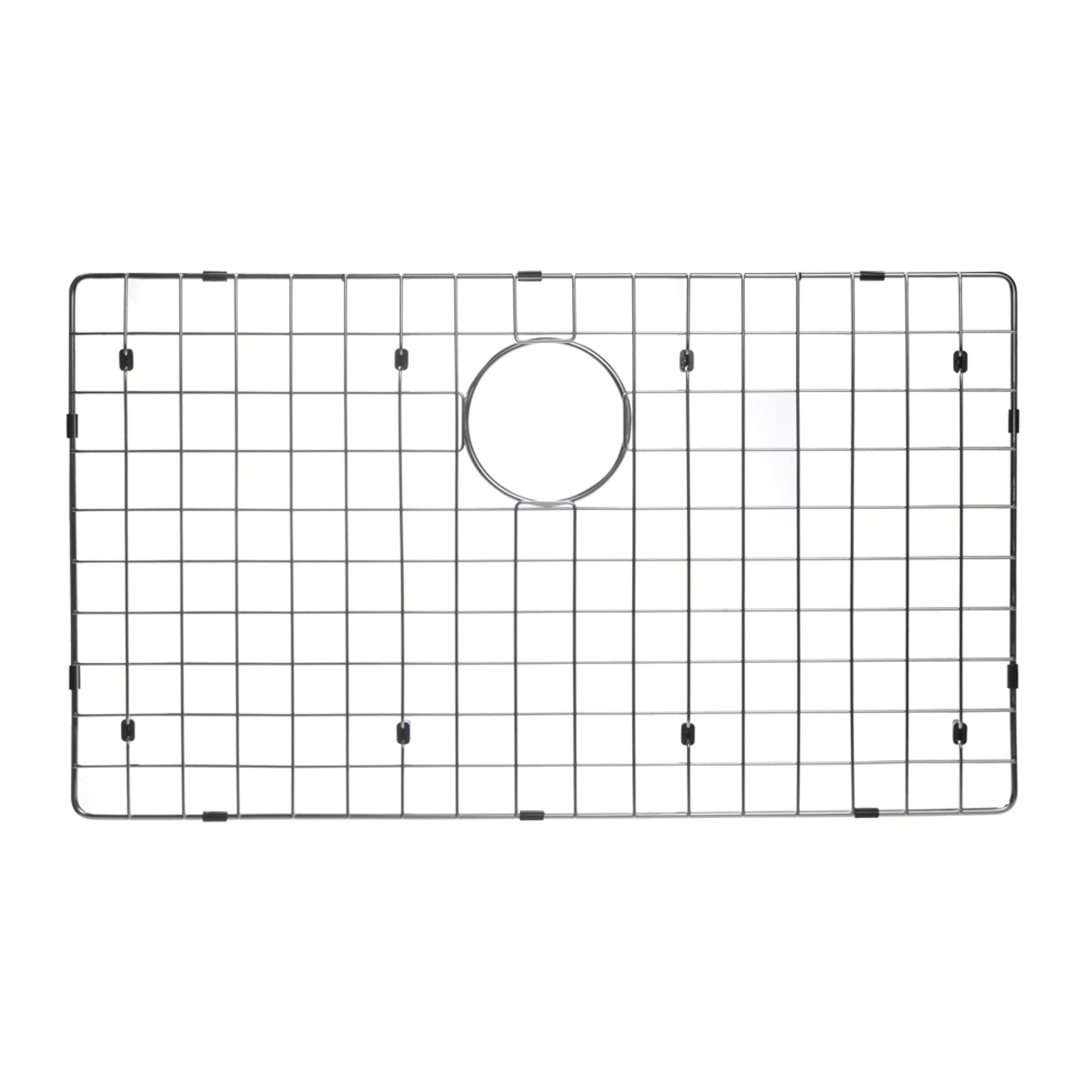 Water Creation Corner Radius Single Bowl Stainless Steel Hand Made Apron Front 33 Inch X 22 Inch Sink With Drain, Strainer, And Bottom Grid