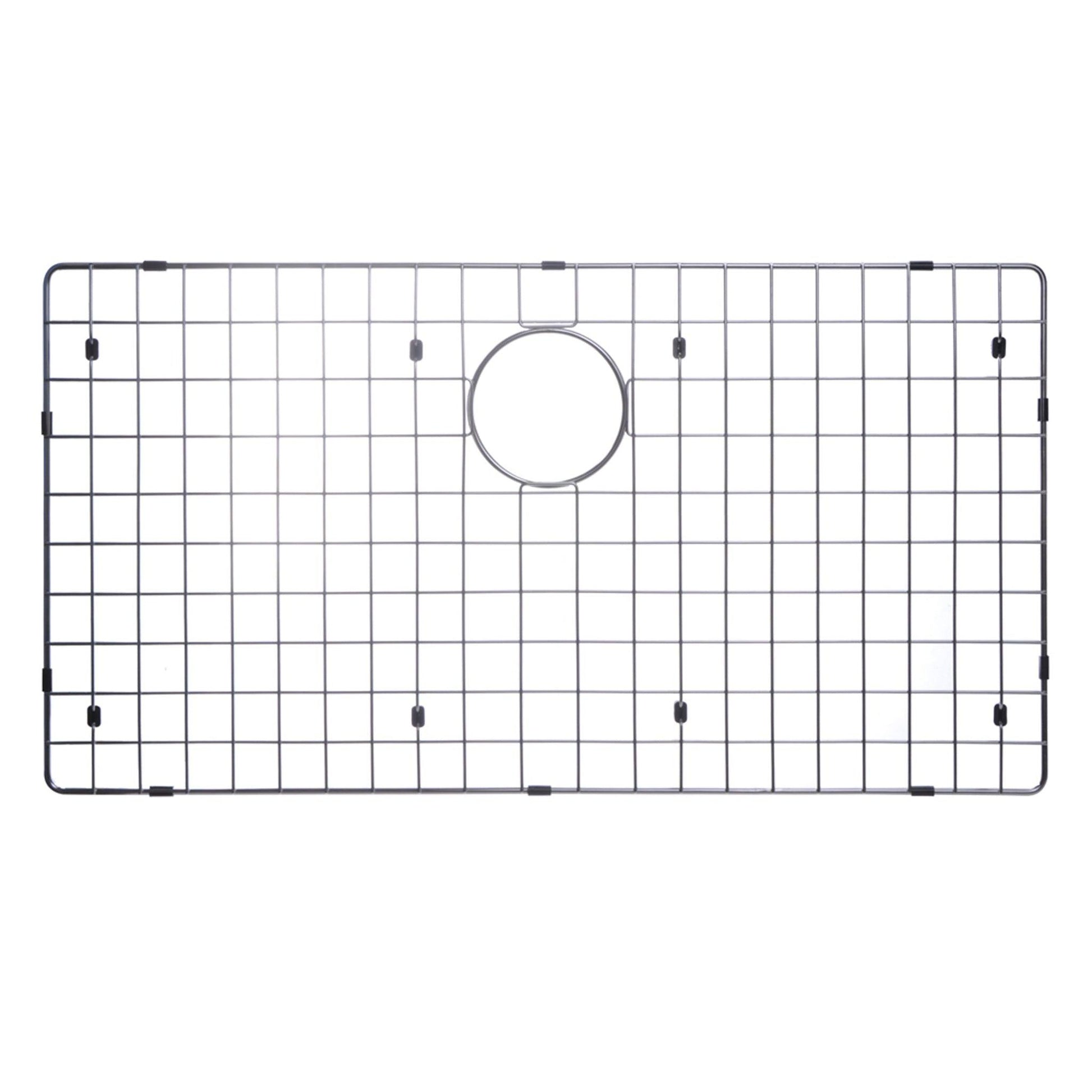 Water Creation Corner Radius Single Bowl Stainless Steel Hand Made Apron Front 36 Inch X 22 Inch Sink With Drain, Strainer, And Bottom Grid