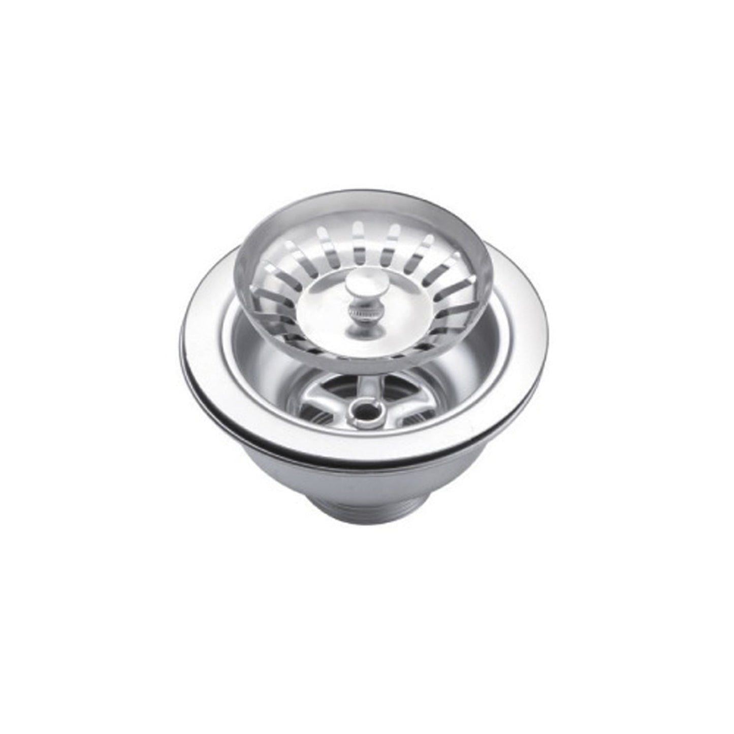 Water Creation Corner Radius Single Bowl Stainless Steel Hand Made Undermount 30 Inch X 19 Inch Sink With Drain And Strainer