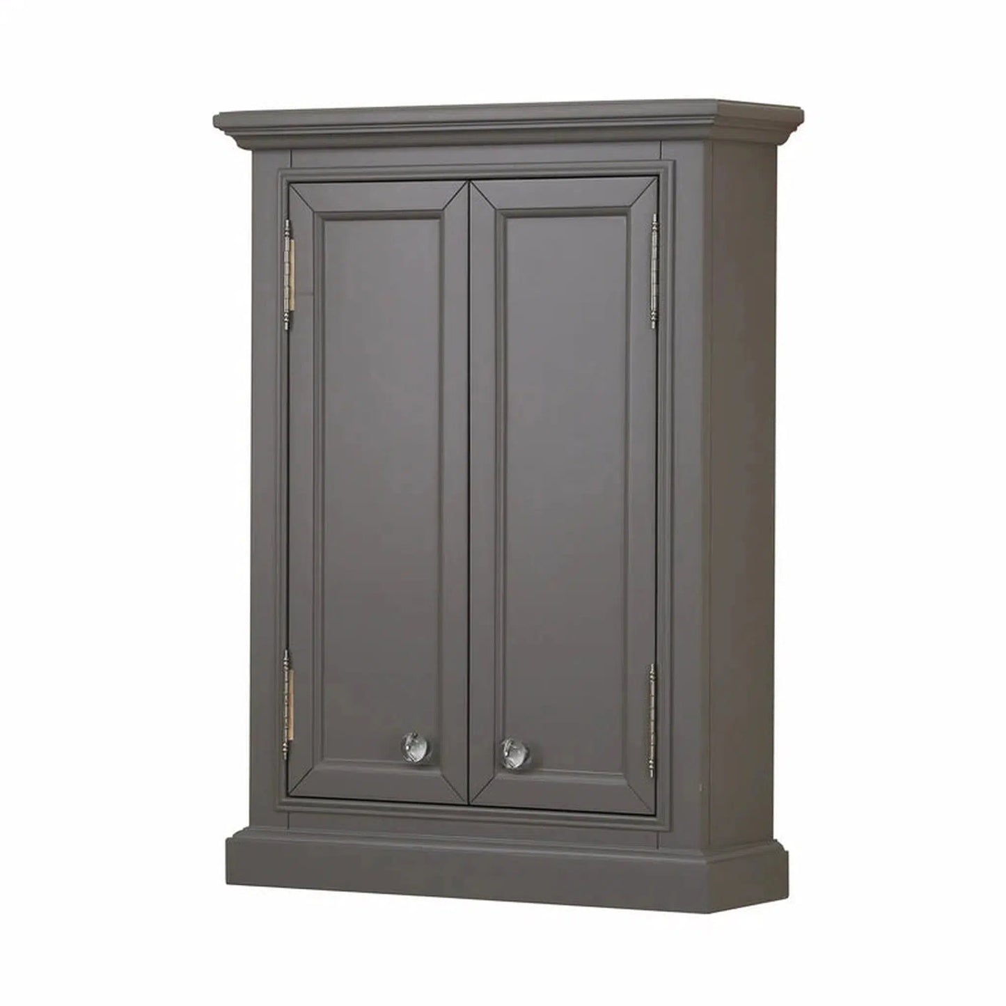 Water Creation Derby Collection Wall Cabinet In Cashmere Grey