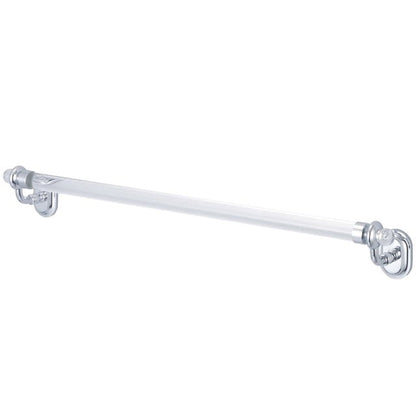 Water Creation Elegant Glass Series 24 Inch Towel Bars in Oil-rubbed Bronze Finish