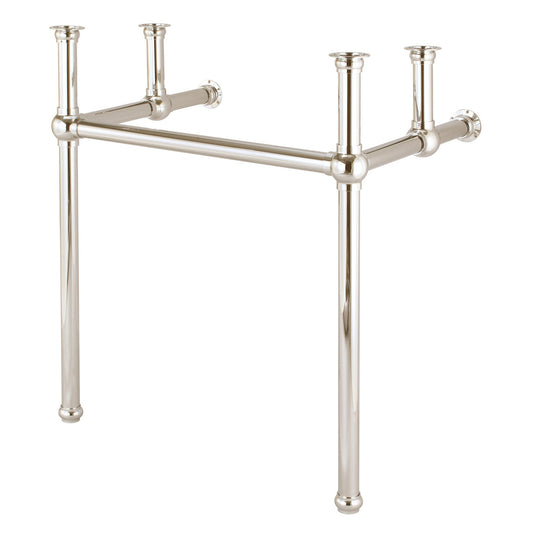 Water Creation Embassy 30" Wide Single Wash Stand Only in Polished Nickel (PVD) Finish