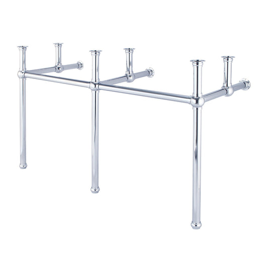 Water Creation Embassy 60" Wide Double Wash Stand Only in Chrome Finish
