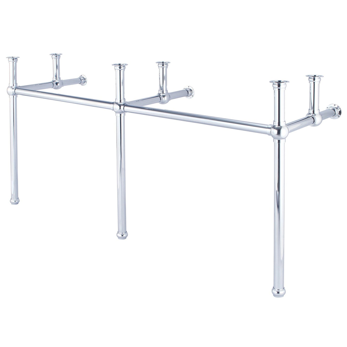 Water Creation Embassy 72" Wide Double Wash Stand Only in Chrome Finish