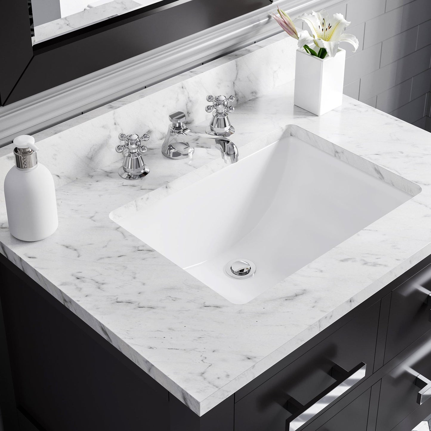 Water Creation Madalyn 30" Espresso Single Sink Bathroom Vanity With Faucet