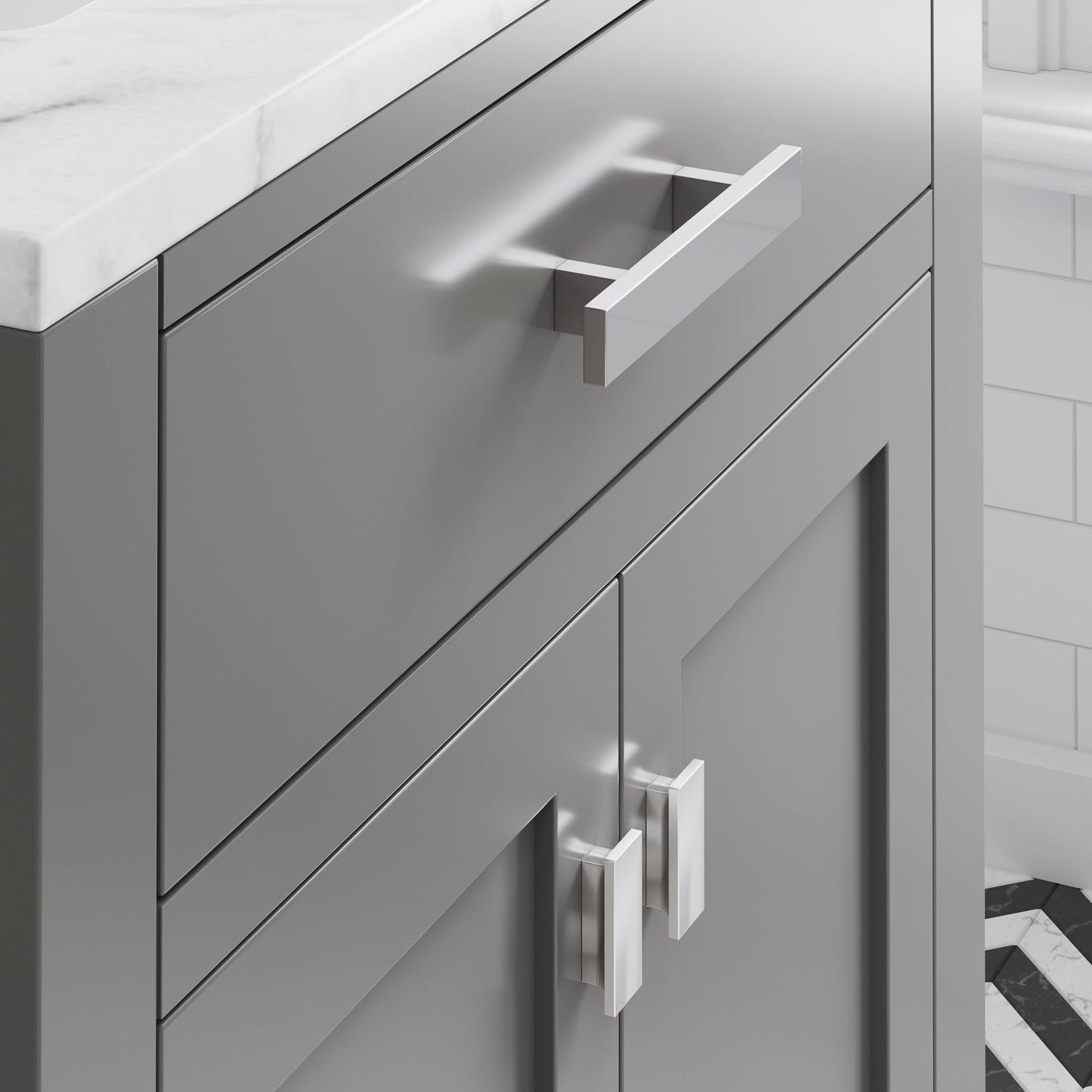 Water Creation Madison 30" Cashmere Grey Single Sink Bathroom Vanity