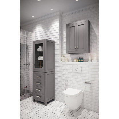 Water Creation Madison Wall Cabinet In Cashmere Grey