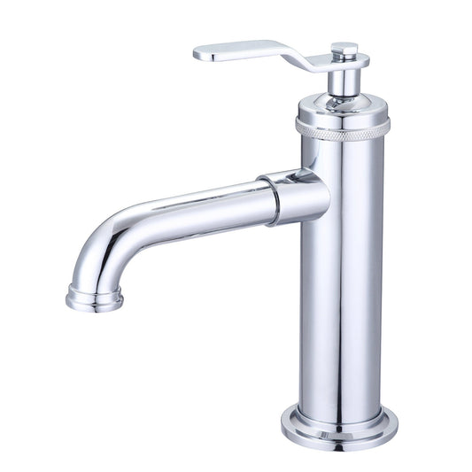 Water Creation Modern Streamlined Cylindrical Single F7-0001 Chrome Solid Brass Faucet