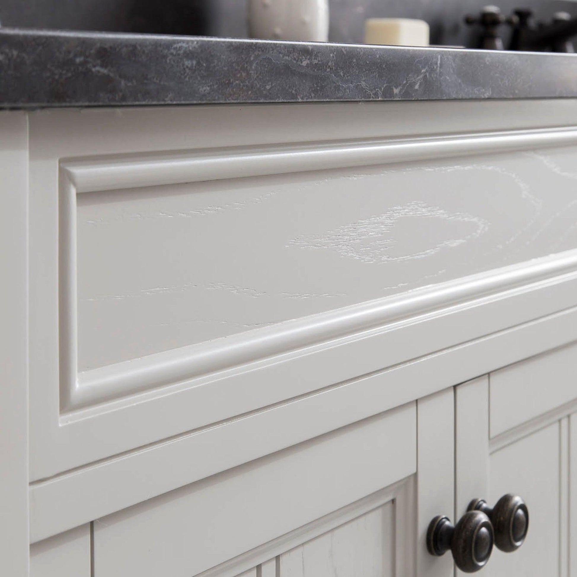 Water Creation Potenza 72" Bathroom Vanity in Earl Grey Finish with Blue Limestone Top with Faucet