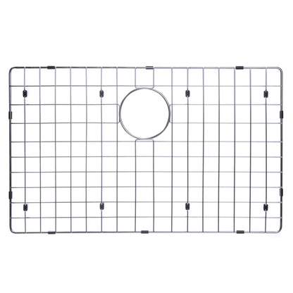 Water Creation Single Bowl Stainless Steel Hand Made Undermount 30 Inch X 18 Inch Sink With Coved Corners, Drain, Strainer, And Bottom Grid