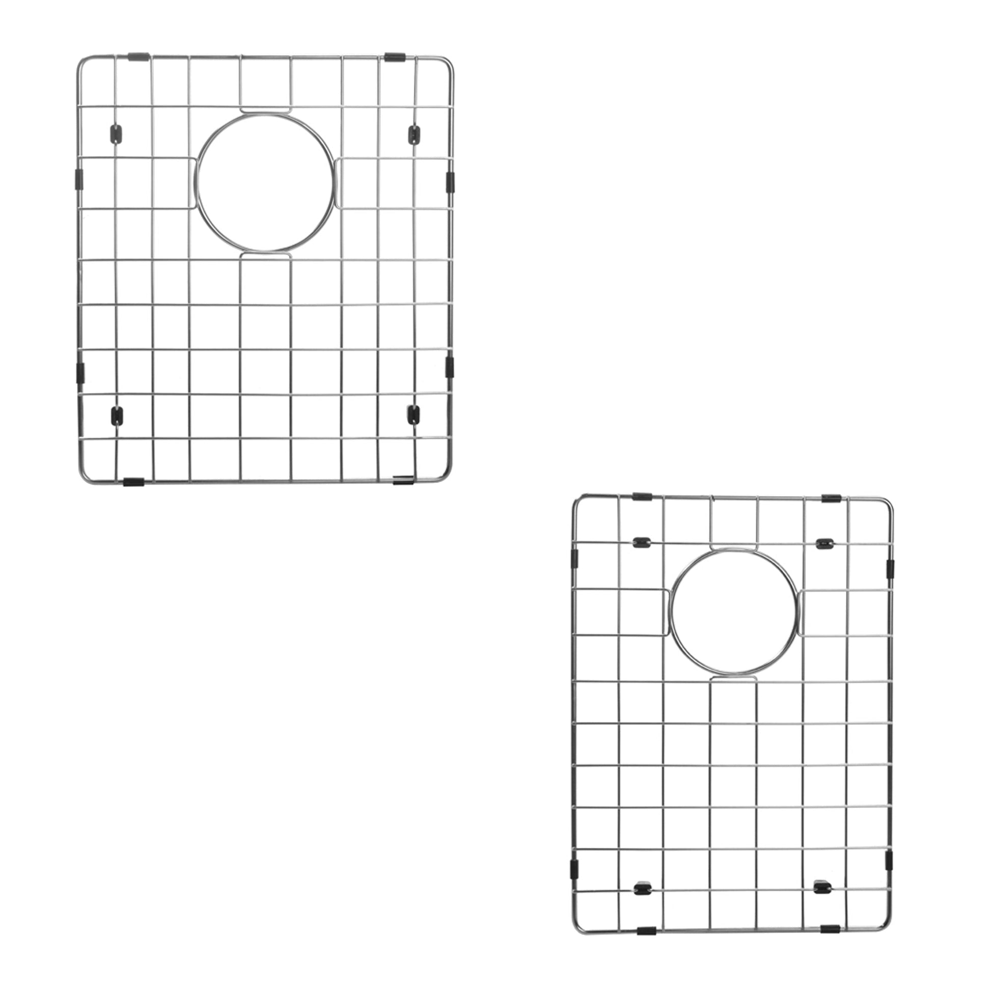 Water Creation Zero Radius 70/30 Double Bowl Stainless Steel Hand Made Undermount 29 Inch X 20 Inch Sink With Drains, Strainers, And Bottom Grids