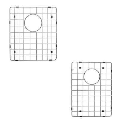 Water Creation Zero Radius 70/30 Double Bowl Stainless Steel Hand Made Undermount 29 Inch X 20 Inch Sink With Drains, Strainers, And Bottom Grids