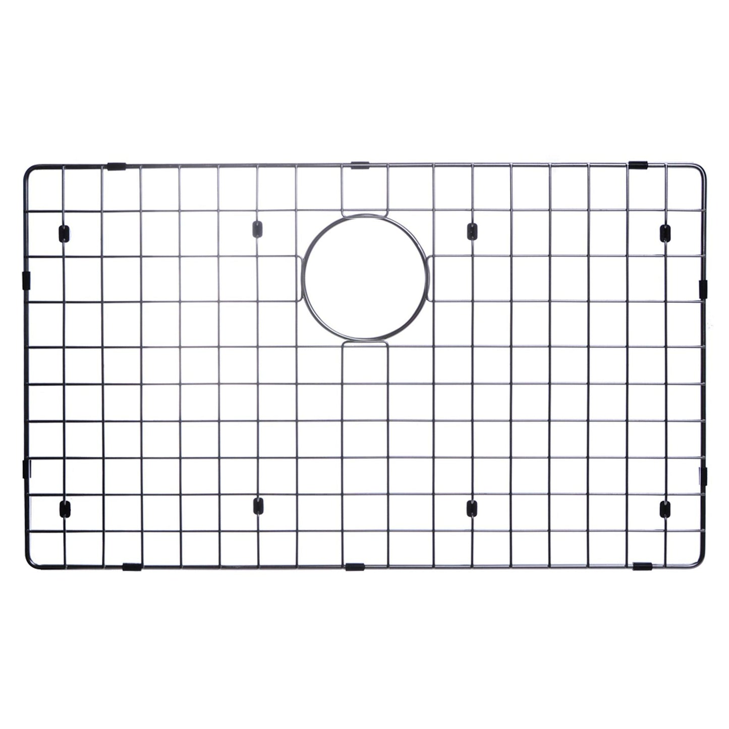 Water Creation Zero Radius Single Bowl Stainless Steel Hand Made Undermount 32 Inch X 19 Inch Sink With Drain, Strainer, And Bottom Grid