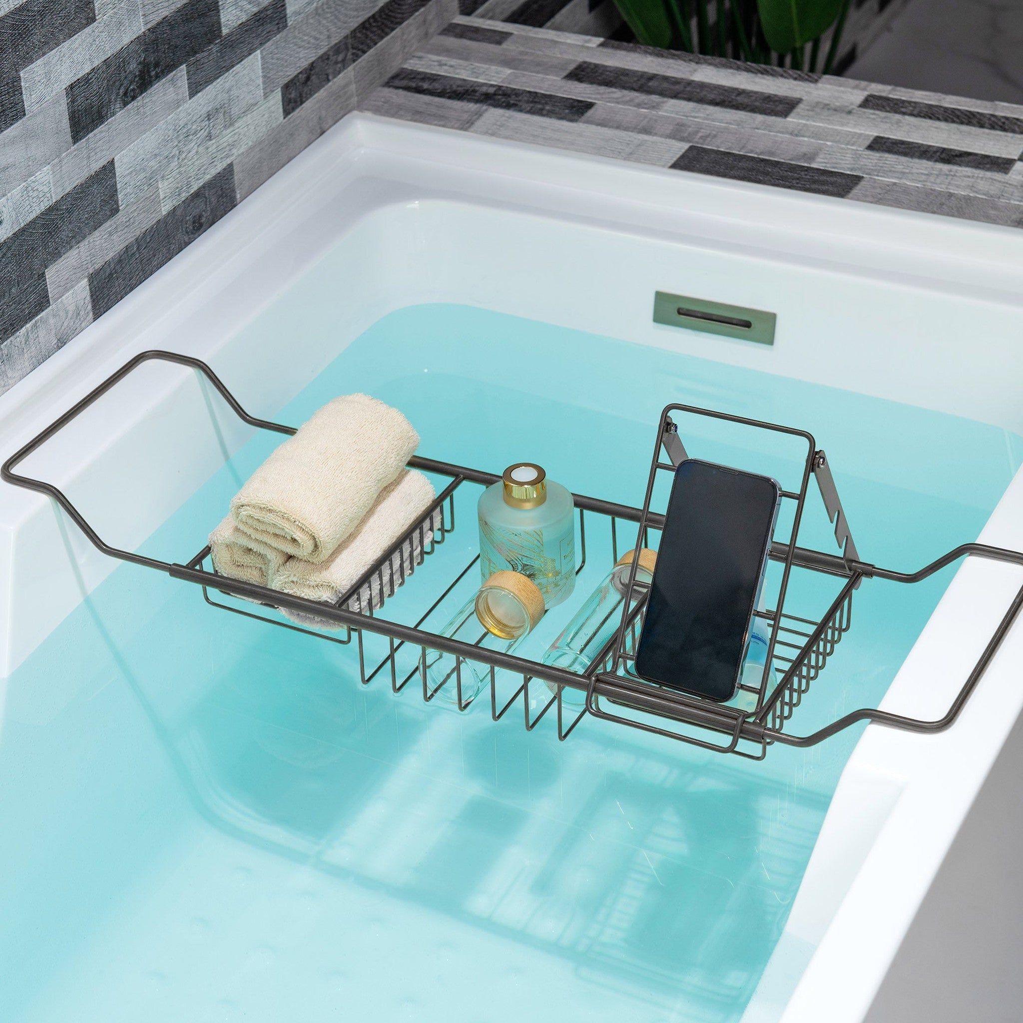 WoodBridge Bathtub Caddy Tray