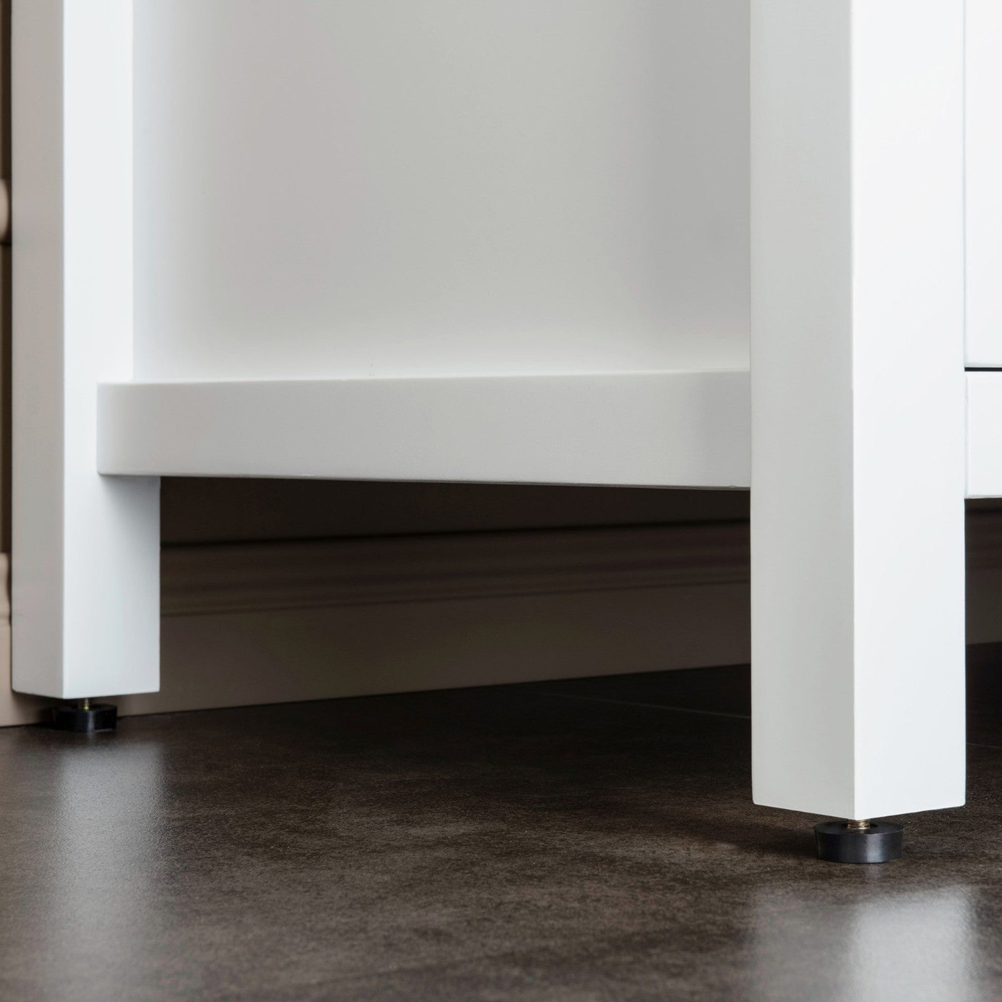 Woodbridge Milan 37" White Solid Wood Vanity Base and Carrara White Engineered Stone Composite Top, Single Basin With Pre-Drilled 3-Hole for 8" Widespread Faucet