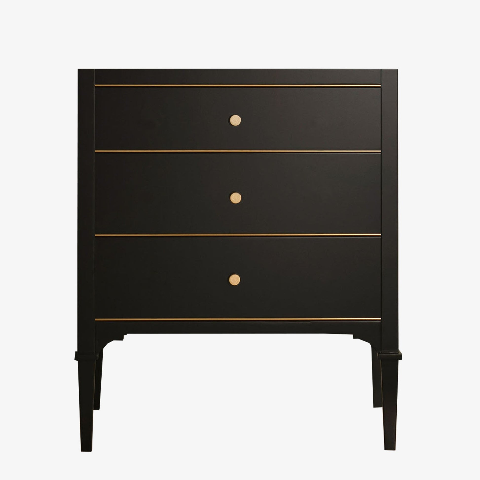 Woodbridge Roma 24" Espresso Solid Wood Vanity Base With Polished Gold Hardware