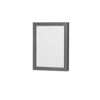 Wyndham Collection Sheffield 48" Single Bathroom Vanity in Dark Gray, Calacatta Quartz Countertop, Undermount Square Sink, Medicine Cabinet