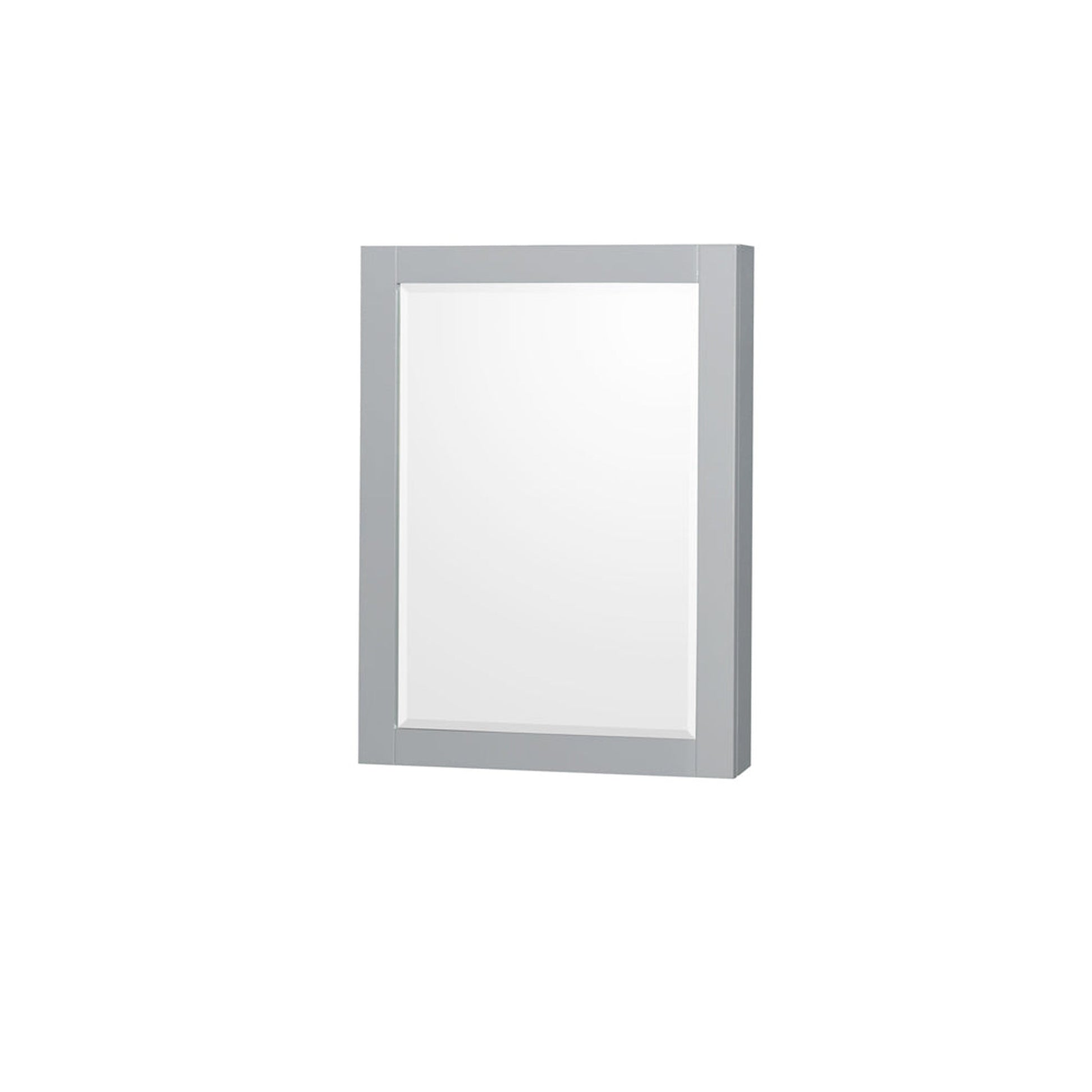 Wyndham Collection Sheffield 60" Double Bathroom Vanity in Gray, White Quartz Countertop, Undermount Square Sinks, Medicine Cabinet