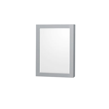 Wyndham Collection Sheffield 72" Double Bathroom Vanity in Gray, White Quartz Countertop, Undermount Square Sinks, Medicine Cabinet