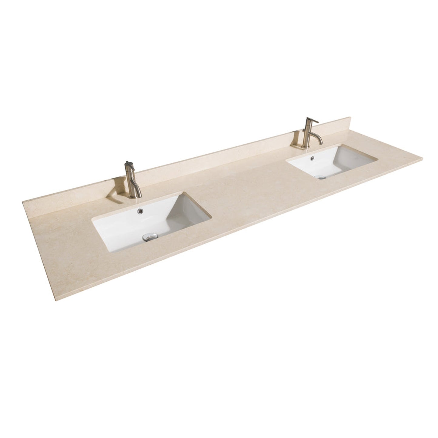 Wyndham Collection Sheffield 80" Double Bathroom Vanity in Dark Gray, Ivory Marble Countertop, Undermount Square Sinks, and Medicine Cabinet