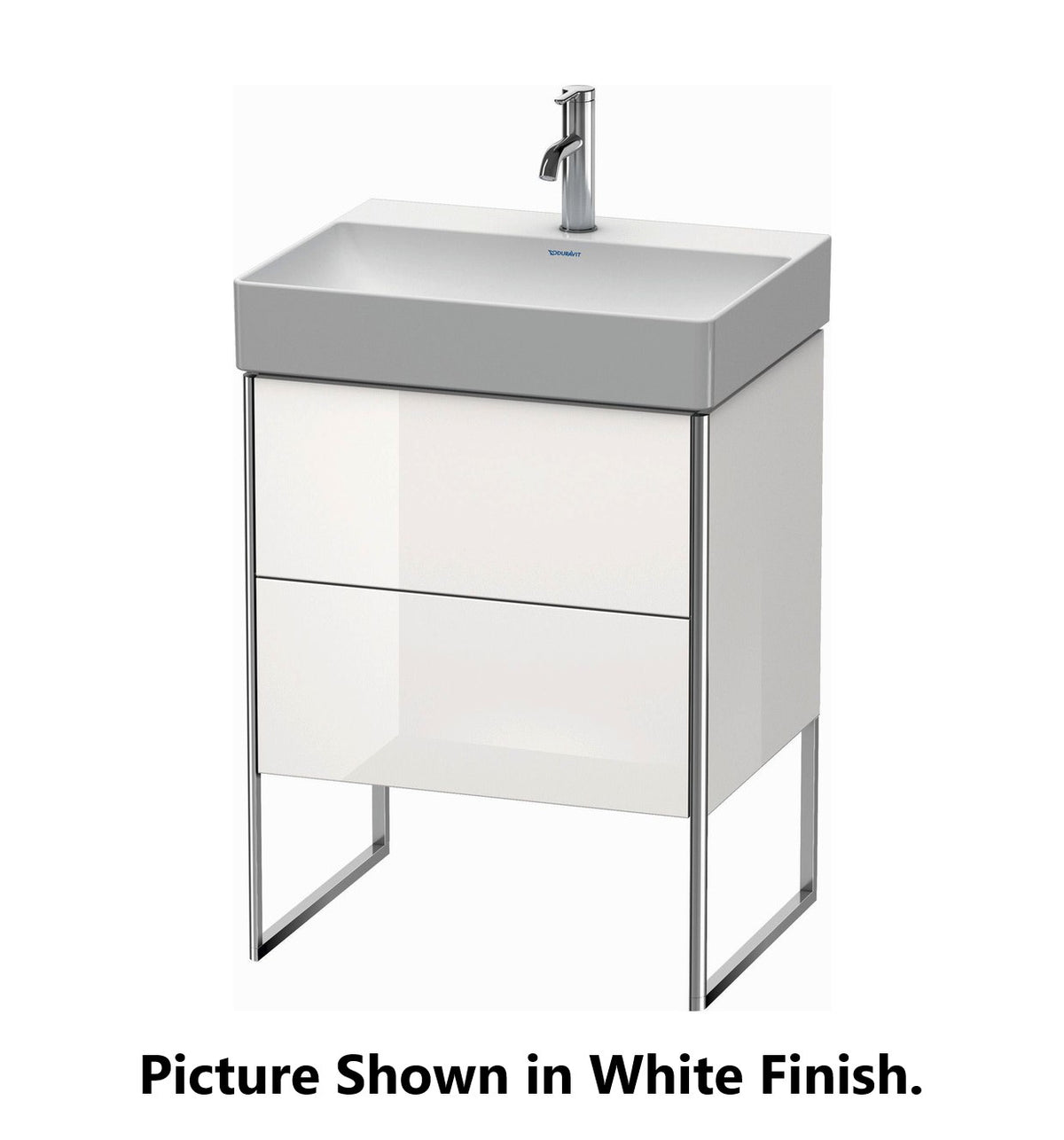 Duravit XSquare 23" Cappuccino Two Drawer Floorstanding Vanity Unit (XS444208686)