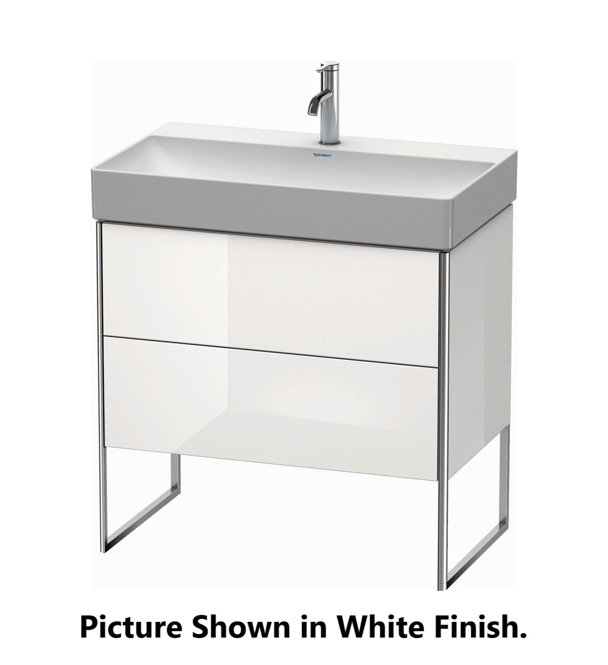 Duravit XSquare 31" Cappuccino Two Drawer Floorstanding Vanity Unit (XS444308686)
