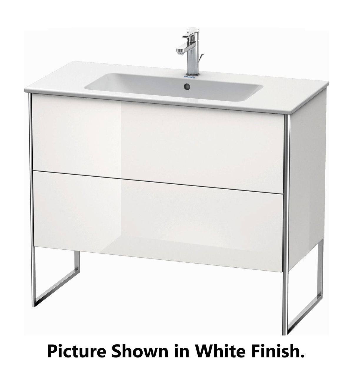 Duravit XSquare 40" Cappuccino Two Drawer Floorstanding Vanity Unit (XS444708686)