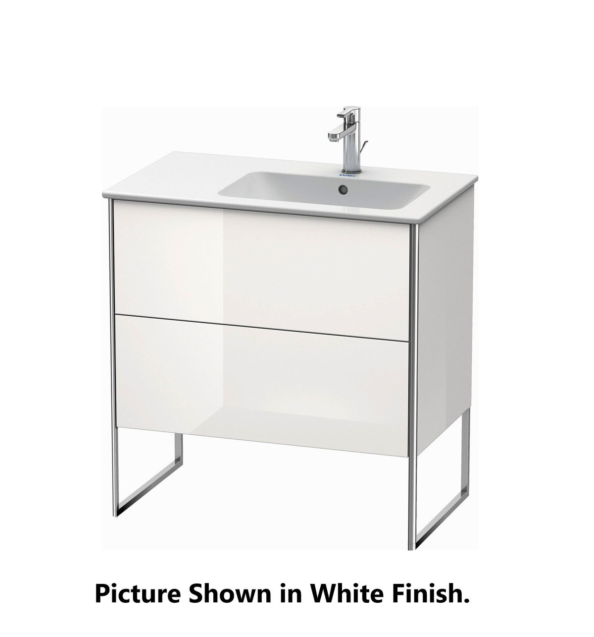Duravit XSquare 32" Cappuccino Two Drawer Floorstanding Vanity Unit (XS445208686)