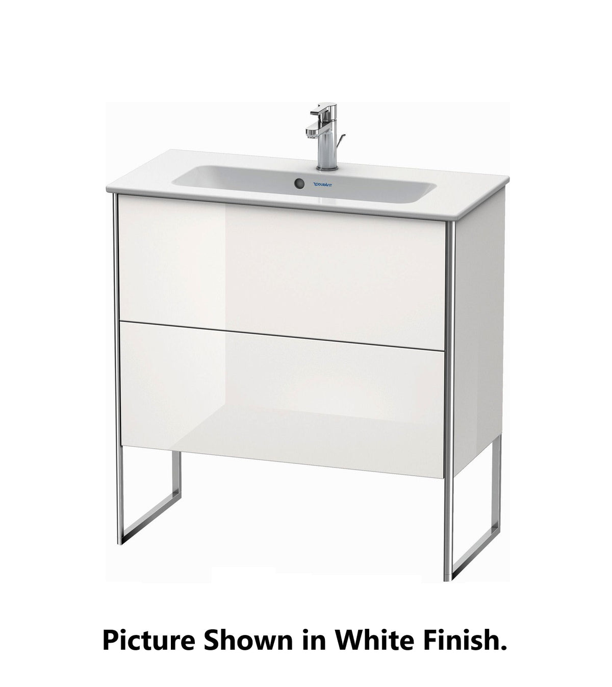 Duravit XSquare 32" Cappuccino Two Drawer Floorstanding Vanity Unit (XS445508686)