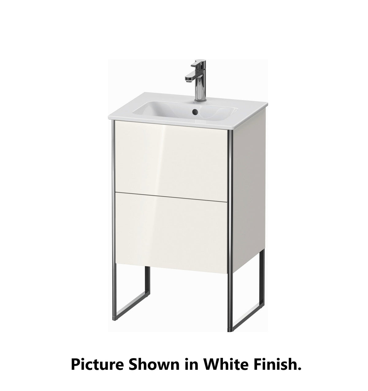 Duravit XSquare 20" Cappuccino Two Drawer Floorstanding Vanity Unit (XS445708686)