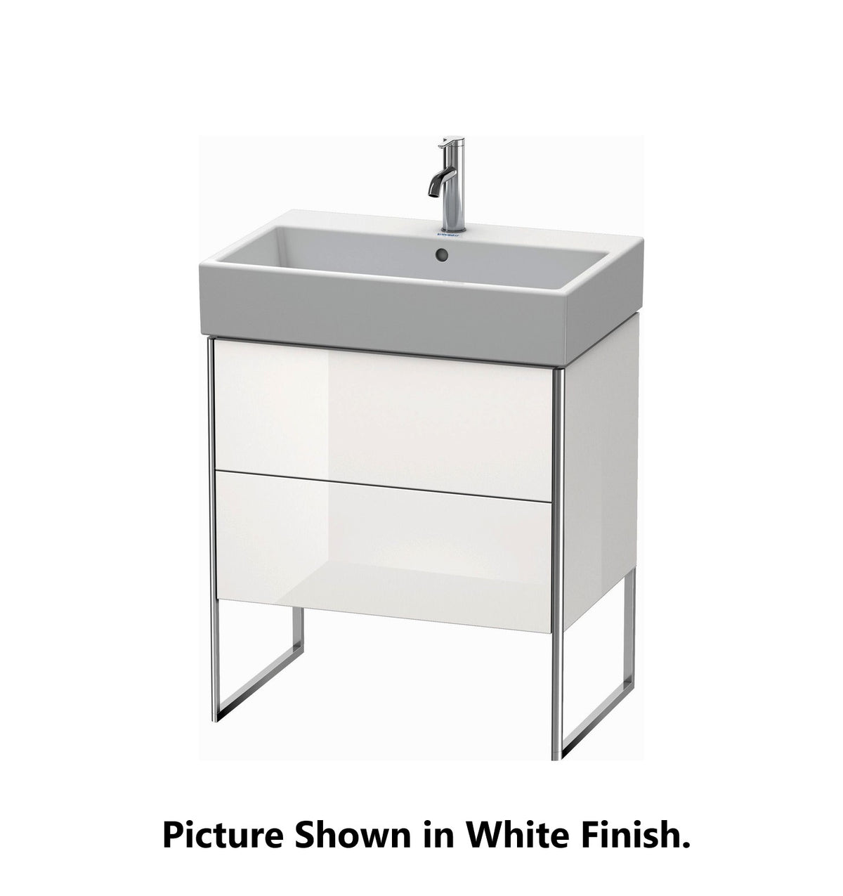 Duravit XSquare 27" Cappuccino Two Drawer Floorstanding Vanity Unit (XS447408686)