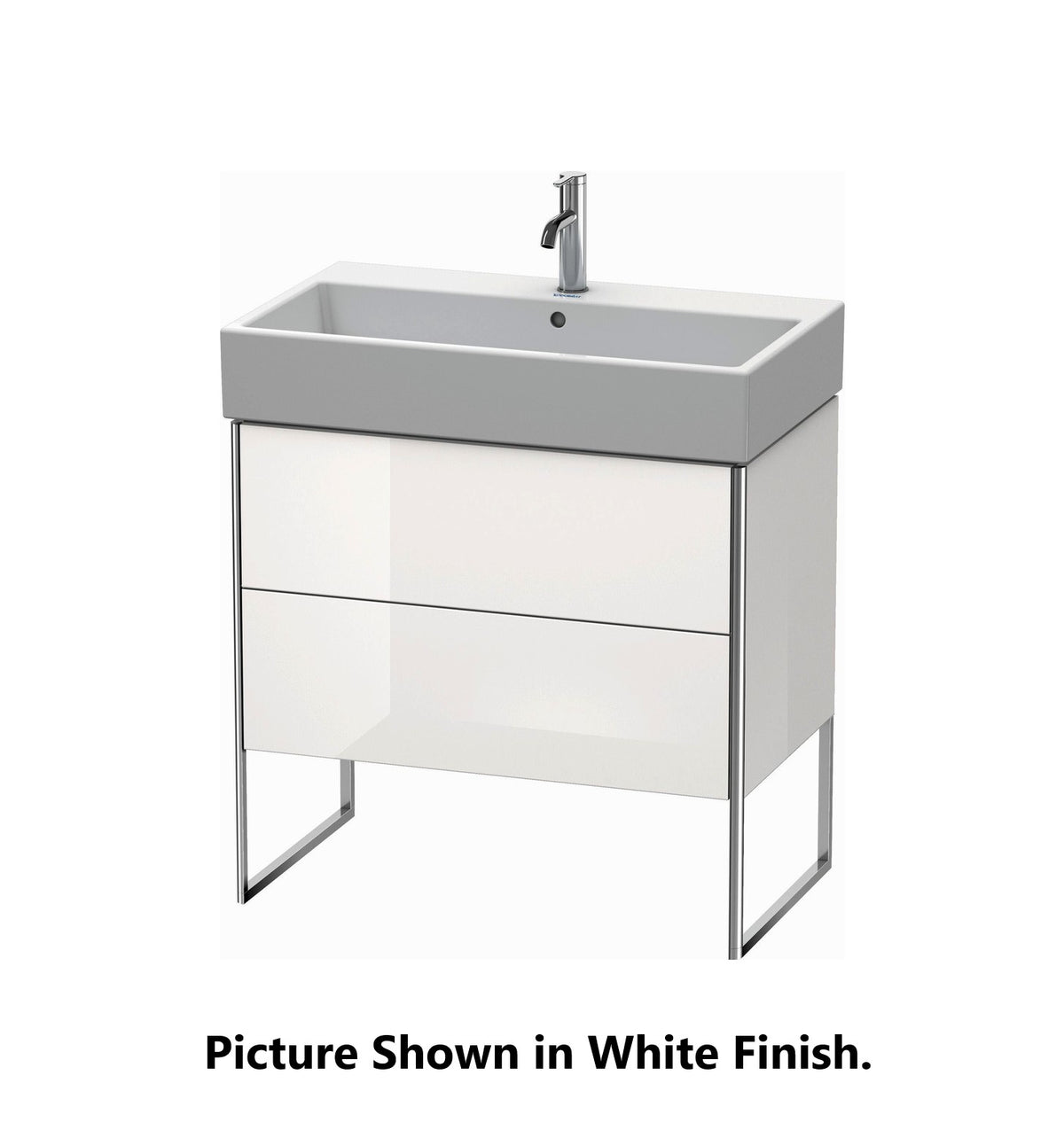 Duravit XSquare 31" Cappuccino Two Drawer Floorstanding Vanity Unit (XS447508686)