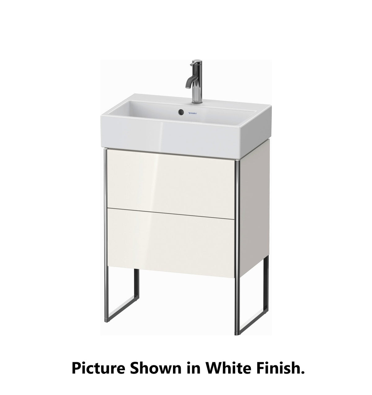 Duravit XSquare 23" Cappuccino Two Drawer Floorstanding Vanity Unit (XS447808686)