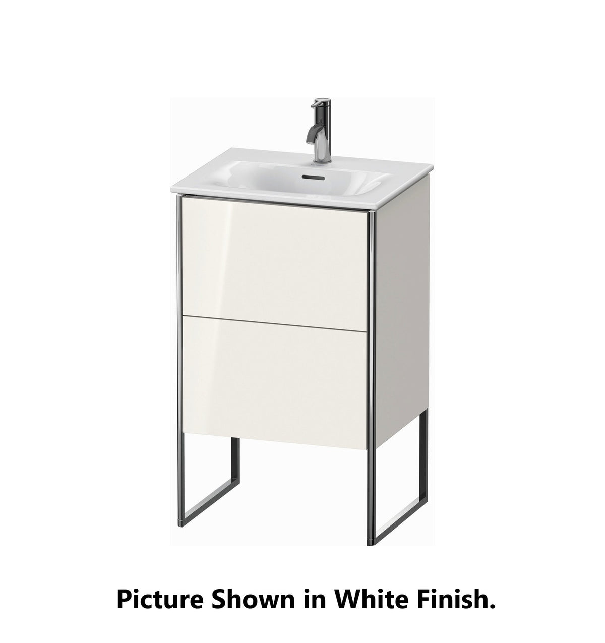 Duravit XSquare 20" Cappuccino Two Drawer Floorstanding Vanity Unit (XS452108686)