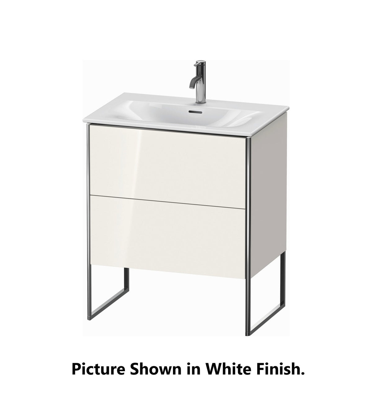Duravit XSquare 28" Cappuccino Two Drawer Floorstanding Vanity Unit (XS452308686)
