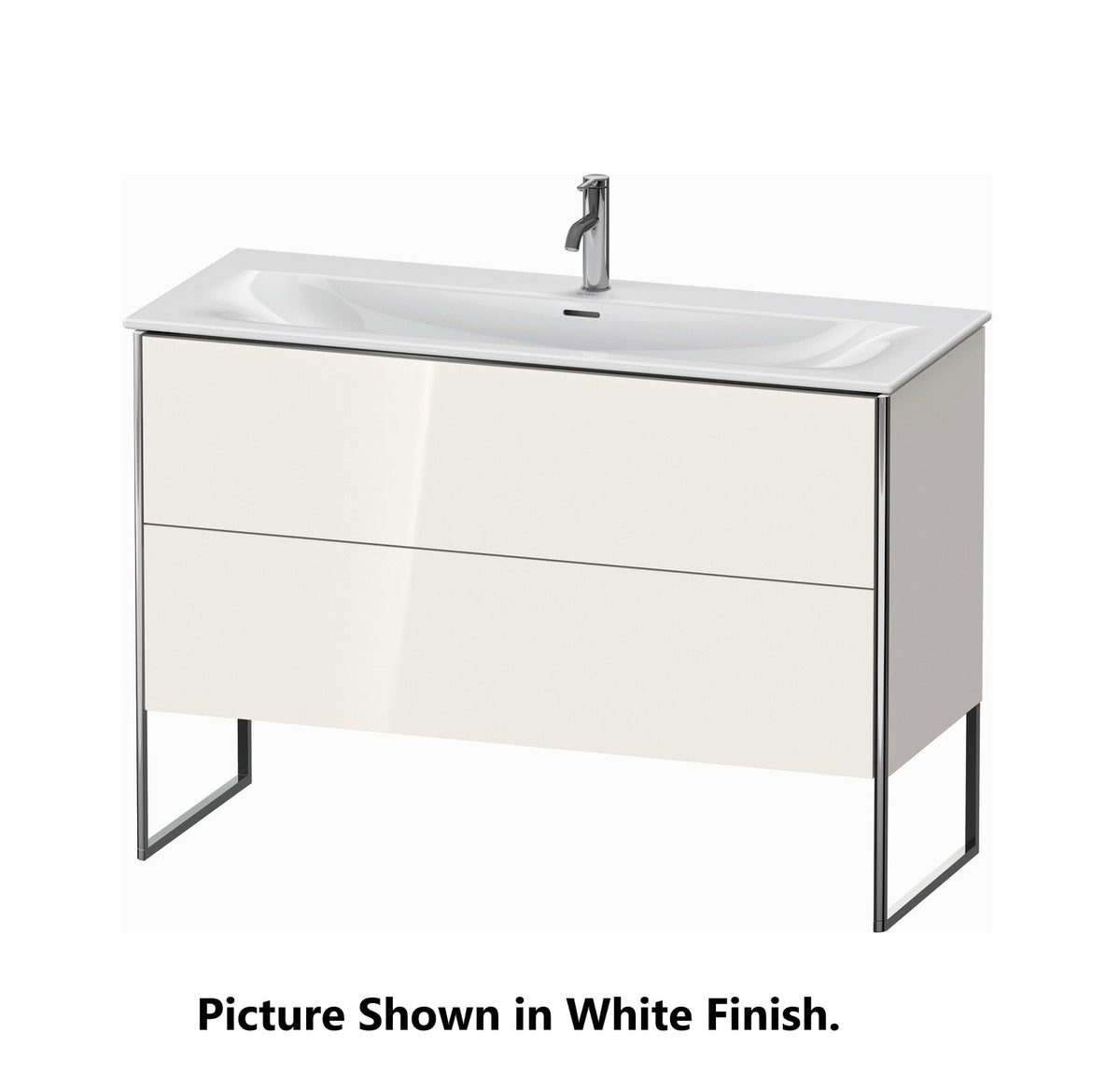 Duravit XSquare 48" Cappuccino Two Drawer Floorstanding Vanity Unit (XS452608686)