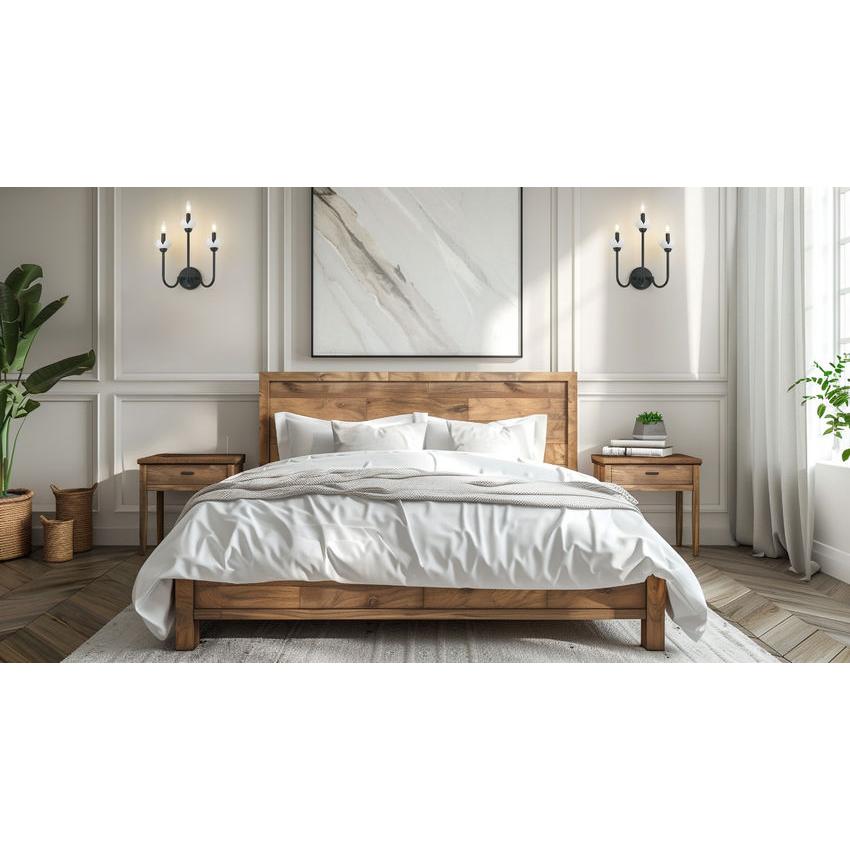 Z-Lite Allistair 3-Light Candelabra Bulb Base Matte Black Steel Frame Clear Ribbed Glass Shade Wall Sconce