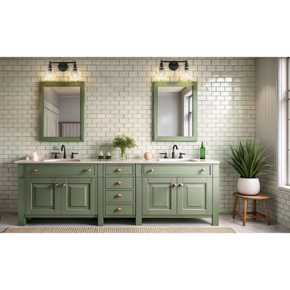 Z-Lite Auden 18" 2-Light Matte Black Steel Frame Clear Glass Shade Vanity Light