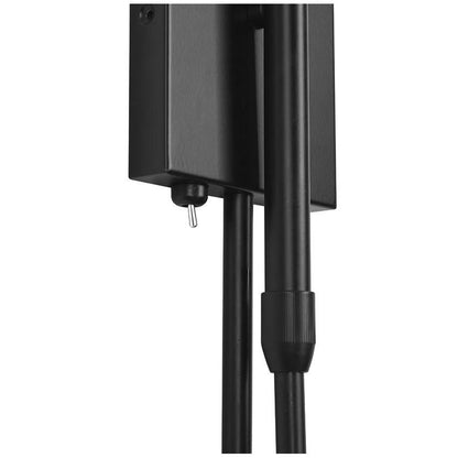 Z-Lite Bellamy 2-Light Medium Bulb Base Matte Black Steel Wall Sconce