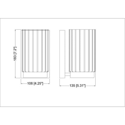 Z-Lite Burk 4" 1-Light Brushed Nickel Steel Wall Sconce With Gloss Opal Glass Shade