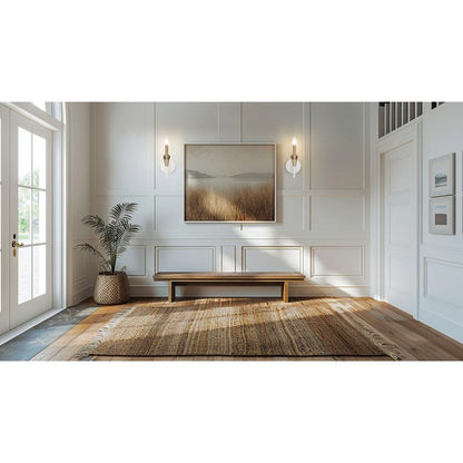 Z-Lite Claudelle 1-Light Candelabra Bulb Base Textured White and Modern Gold Steel Frame White Fabric Shade Wall Sconce