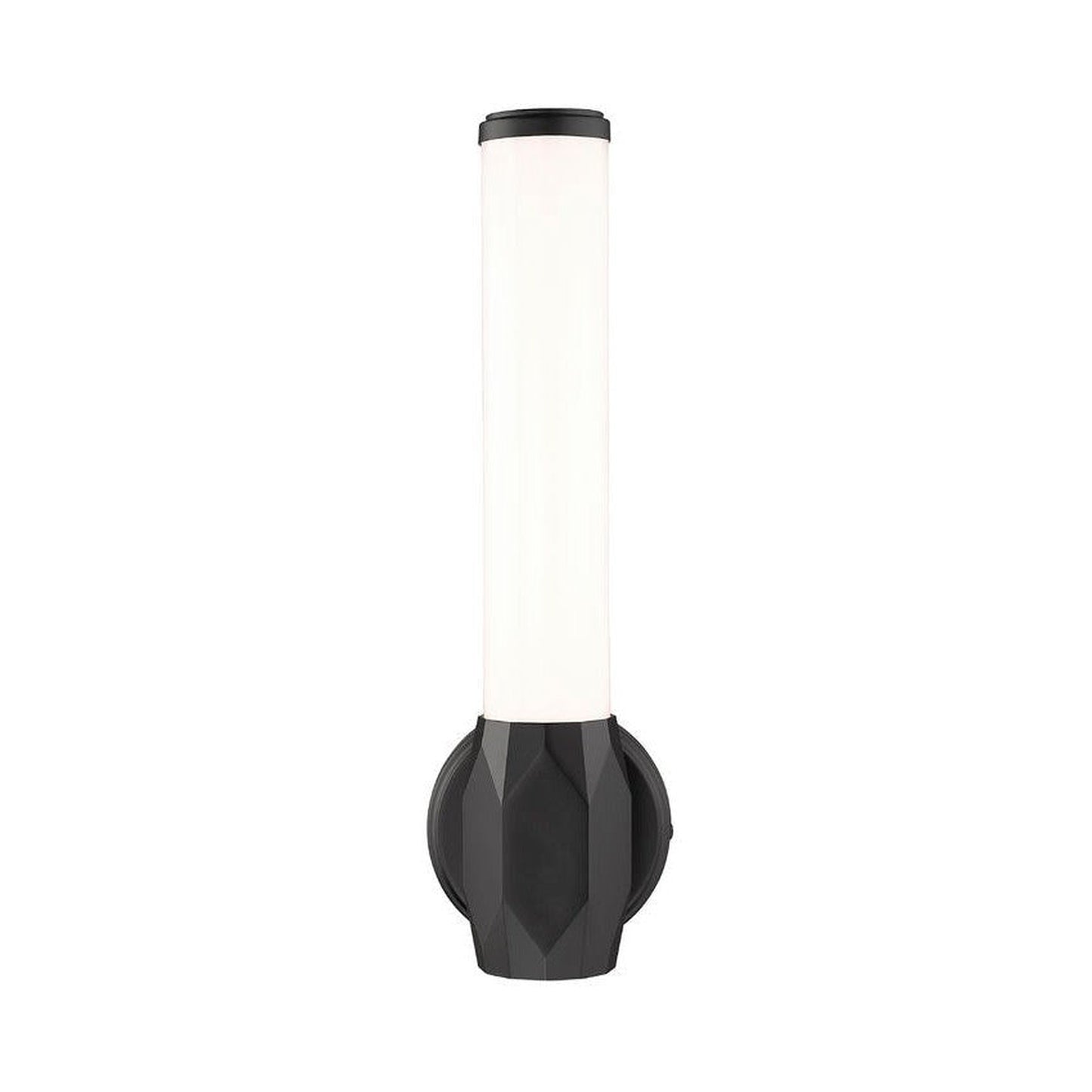 Z-Lite Cooper 5" 1-Light LED Matte Black and Frosted Shade Wall Sconce