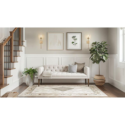 Z-Lite Cosmo 5" 1-Light Modern Gold Steel Frame Clear Glass Shade Wall Sconce