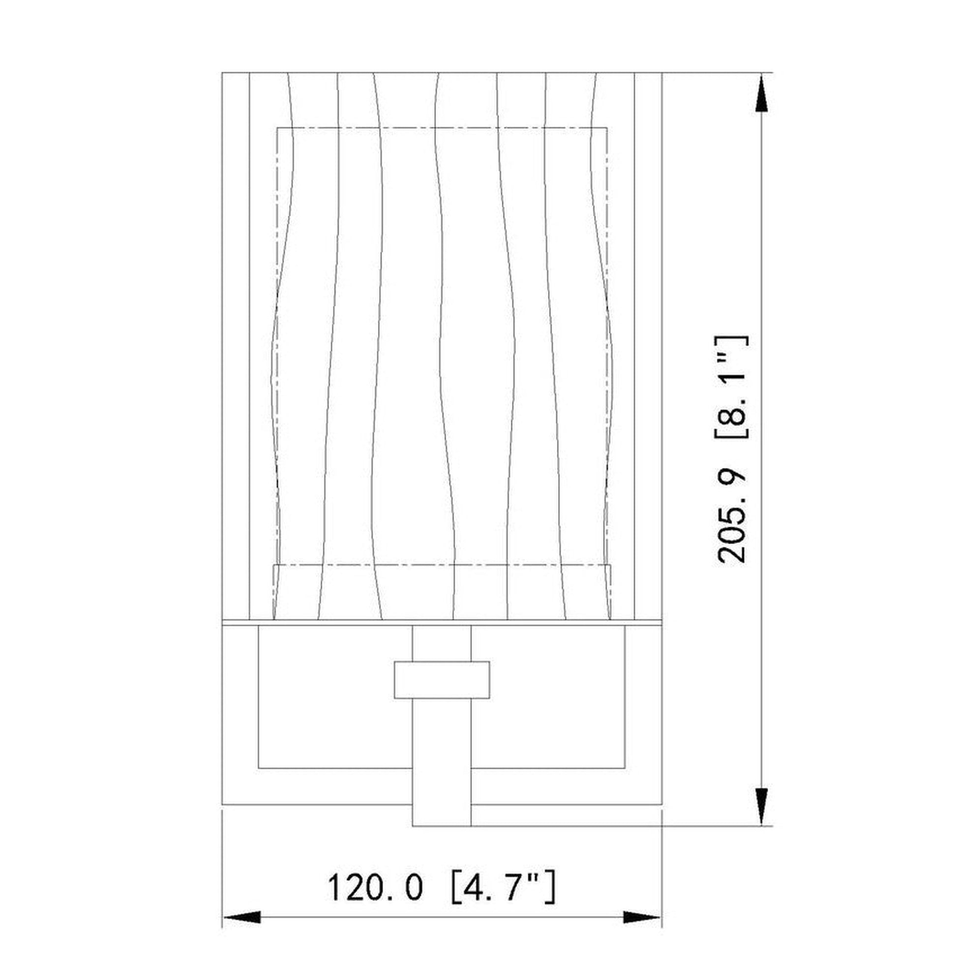 Z-Lite Grayson 5" 1-Light Brushed Nickel and Clear With Etched Opal Glass Shade Wall Sconce