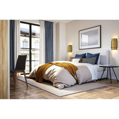 Z-Lite Harlech 2-Light Rubbed Brass Steel Wall Sconce