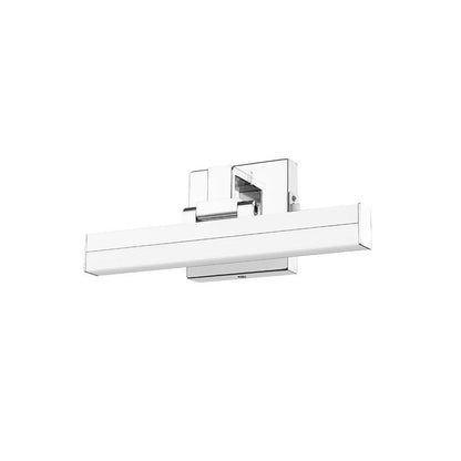 Z-Lite Liam 13" 1-Light LED Chrome and Frosted Shade Vanity Light