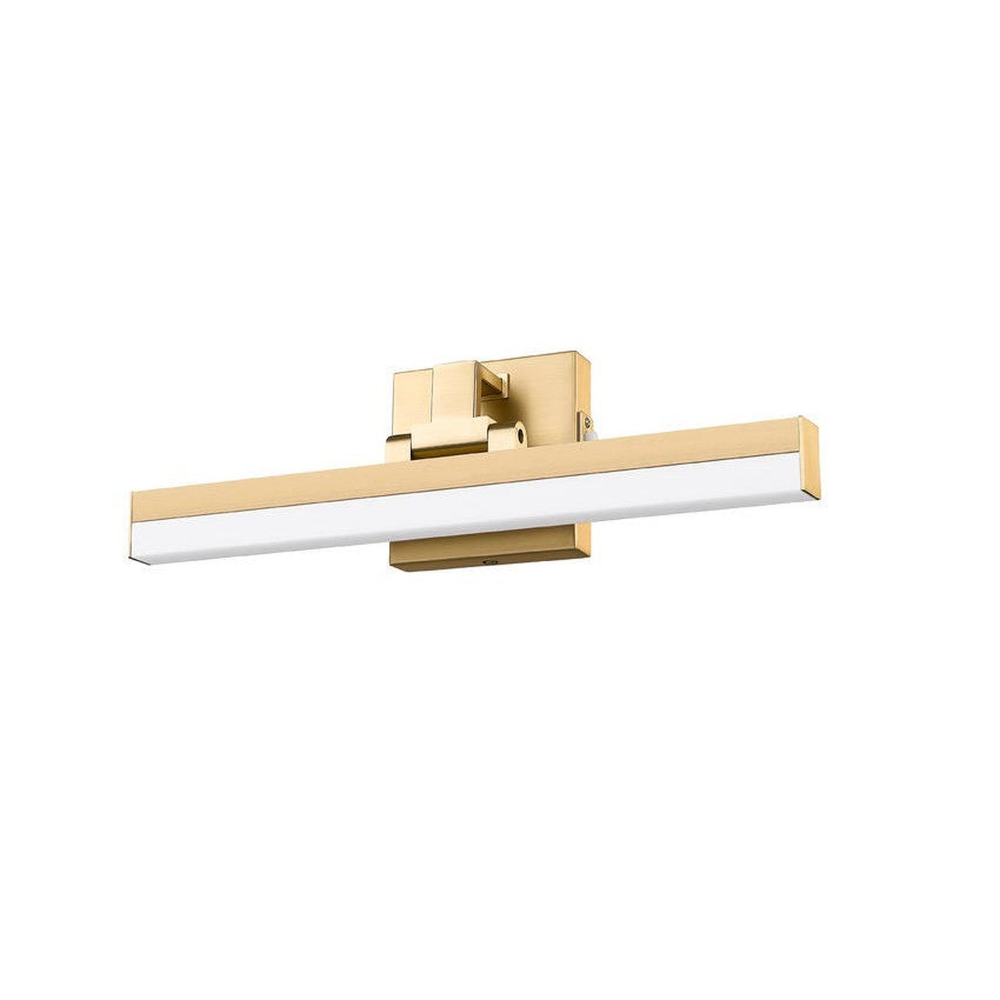Z-Lite Liam 18" 1-Light LED Modern Gold and Frosted Shade Vanity Light