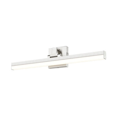 Z-Lite Liam 25" 1-Light LED Brushed Nickel and Frosted Shade Vanity Light