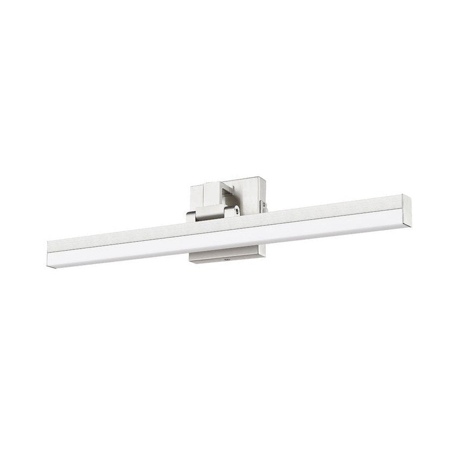 Z-Lite Liam 25" 1-Light LED Brushed Nickel and Frosted Shade Vanity Light